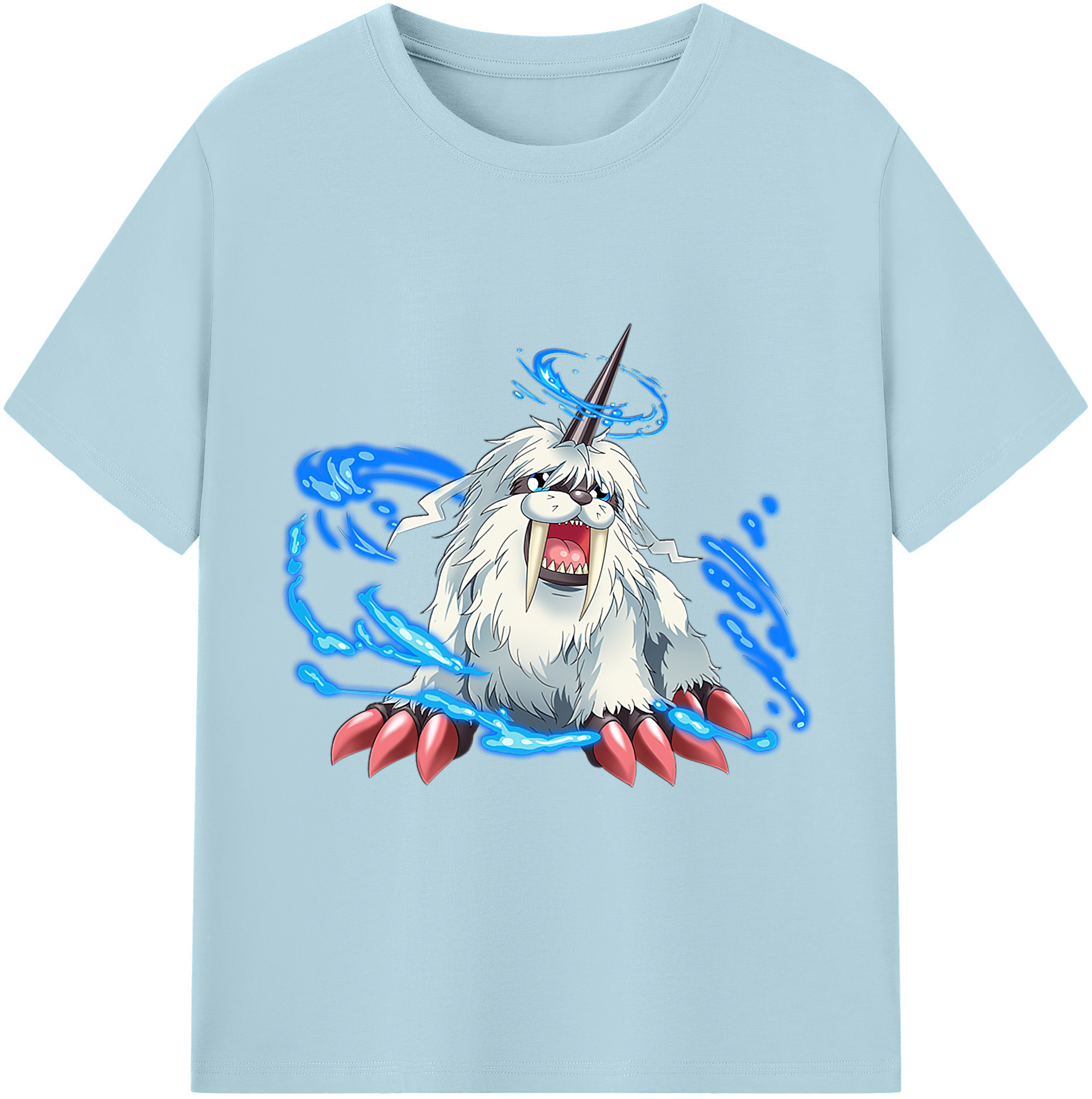 （画像用） Digimon デジタルモンスター/デジモン 綿100％半袖Tシャツ（フロントプリント）